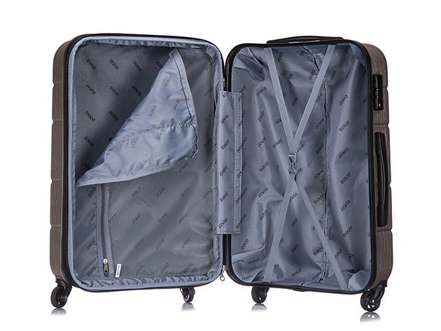 DUKAP Rodez Lightweight Hardside Spinner (20"/Silver)